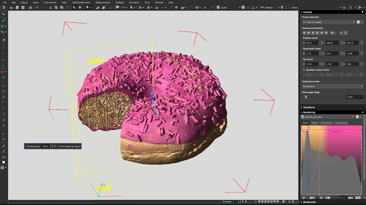 Clipping Polyline 3D